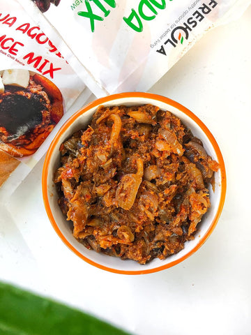 ayamase recipe, ofada stew