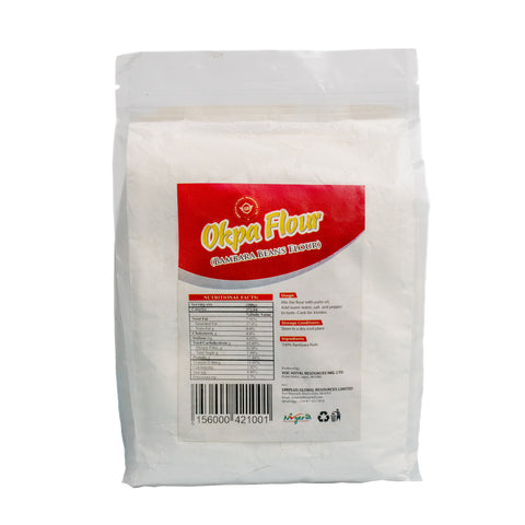 EmiPlus Bambara Beans (Okpa Flour) - African Brown Beans | Gluten-free Flour for Okpa, Pancakes, Akara, etc