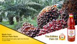 Tita Edibles Palm Oil | Natural Palm Fruits Oil | Red Palm Oil for Cooking Marinating & Frying | Healthy Food Oil