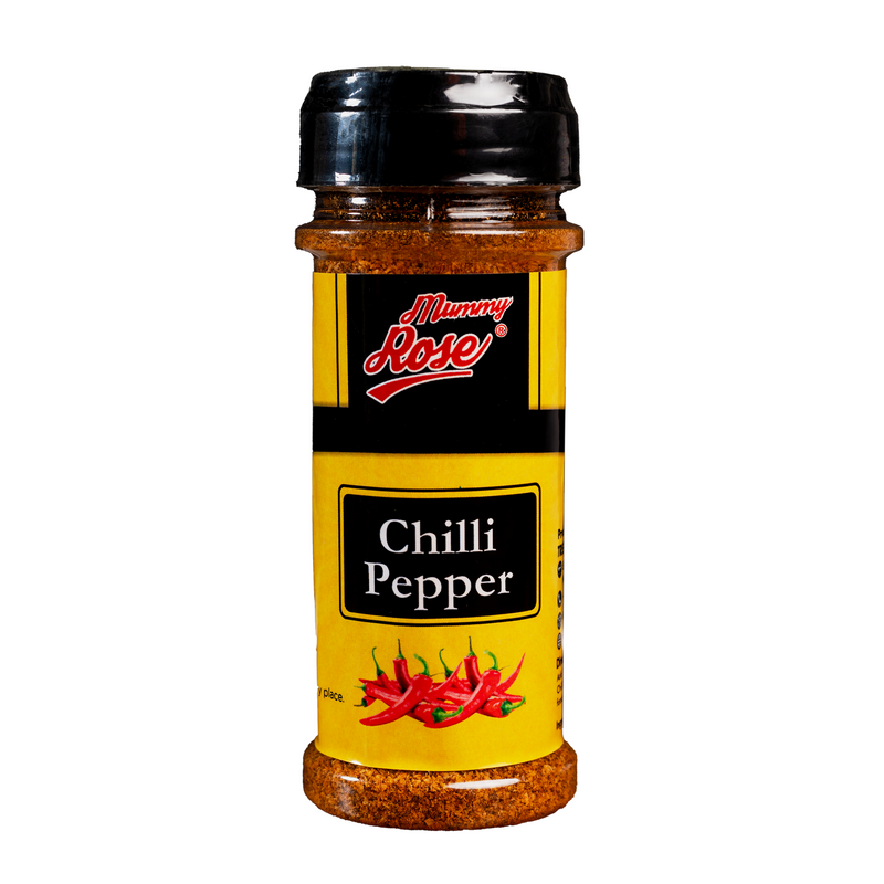 Mummy Rose Red Chili Pepper (120g)| Hot Finely Ground Chili Powder for Soups, Stews, Noodles, Poridges and Grills | Authentic Rich African Flavor