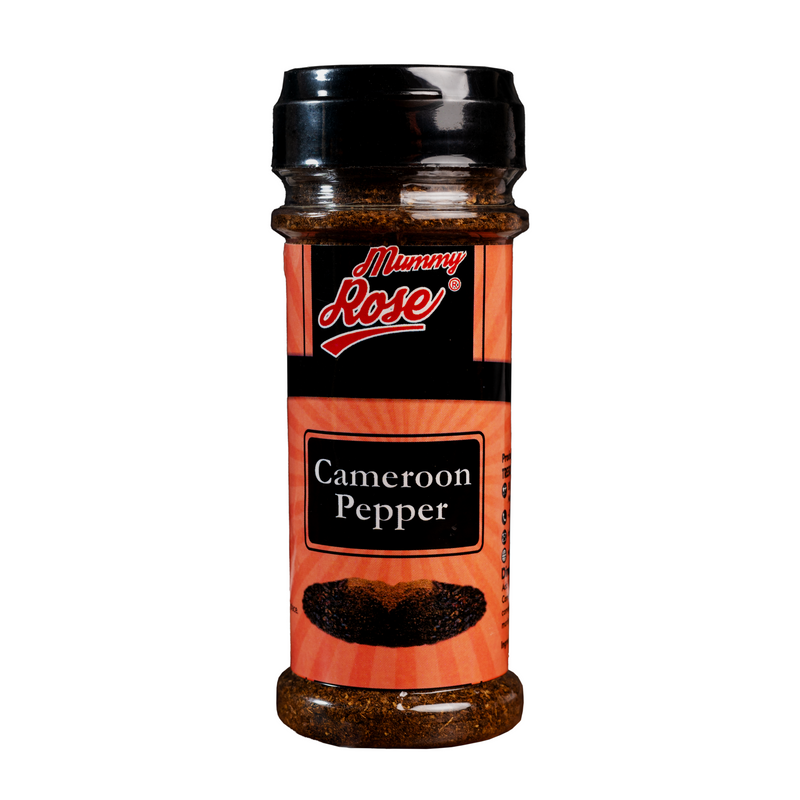 Mummy Rose Cameroon Pepper (120g) - Aromatic Hot Black Pepper For Rice, Pasta, Soups and Grills | All Natural  Flavorful Dried Ground Scotch Bonnet Pepper