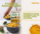 Freshola Fried Rice Seasoning Mix- All-Natural African Spice|Black, White Pepper, Garlic, Chili| No Msg or Gmo | 10 Servings |All-purpose  Rice, Noodles, Stir Fry, Sauces  (7.06 oz)