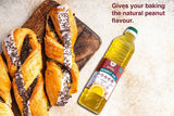 cold pressed groundnut oil, baking with peanut oil