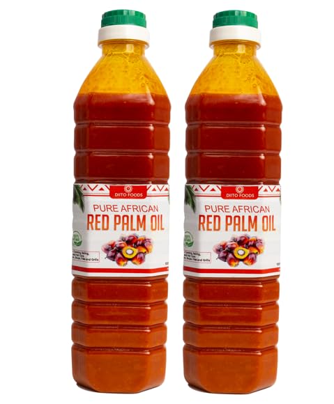 Diito Foods Red Palm Oil Pure Unrefined (2 bottles)