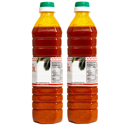 Diito Foods Red Palm Oil Pure Unrefined (2 bottles)